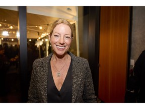 Sarah McLachlan at the Pyrrha x Lilith launch party at the Pyrrha studio wearing the Lilith talisman.