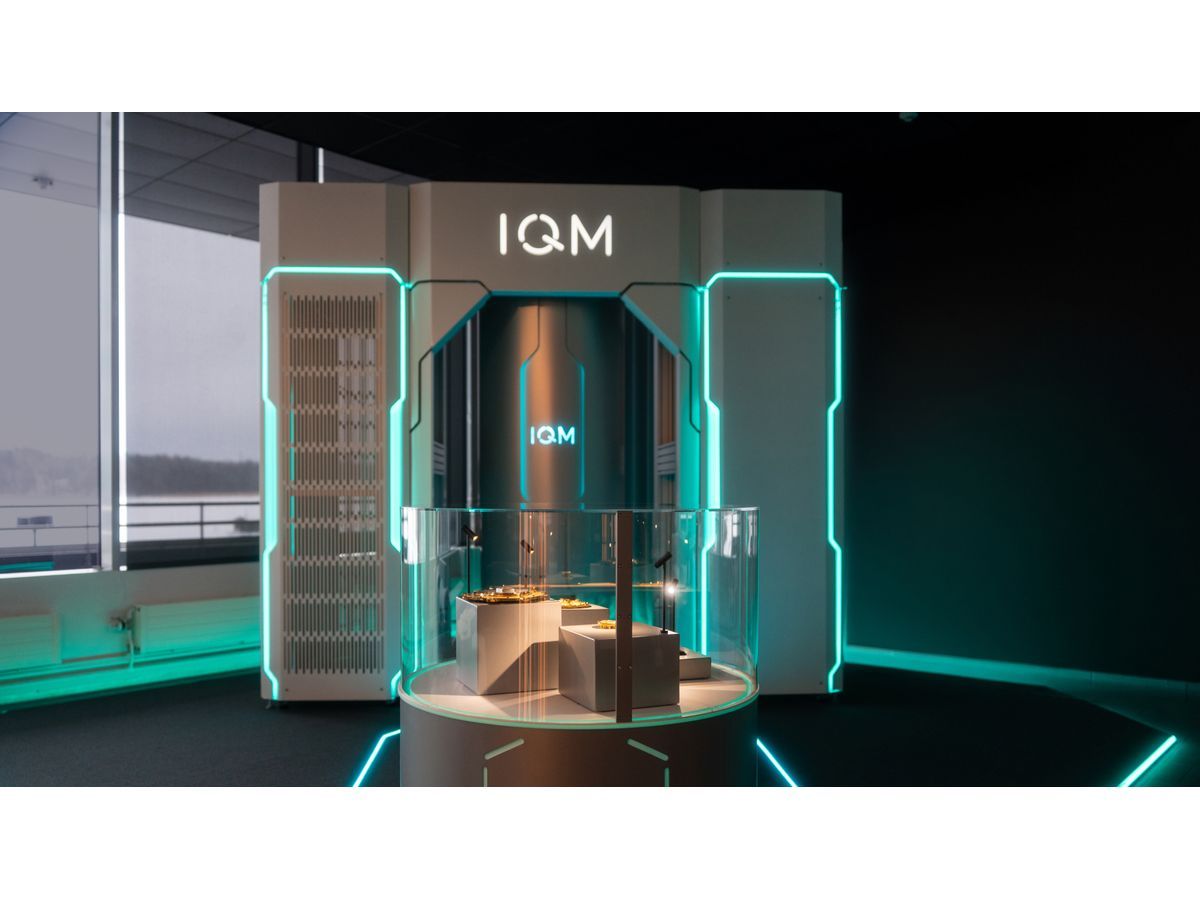 IQM Radiance quantum computer is located in IQM's showroom in Espoo, Finland.