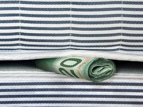 Cash in mattress