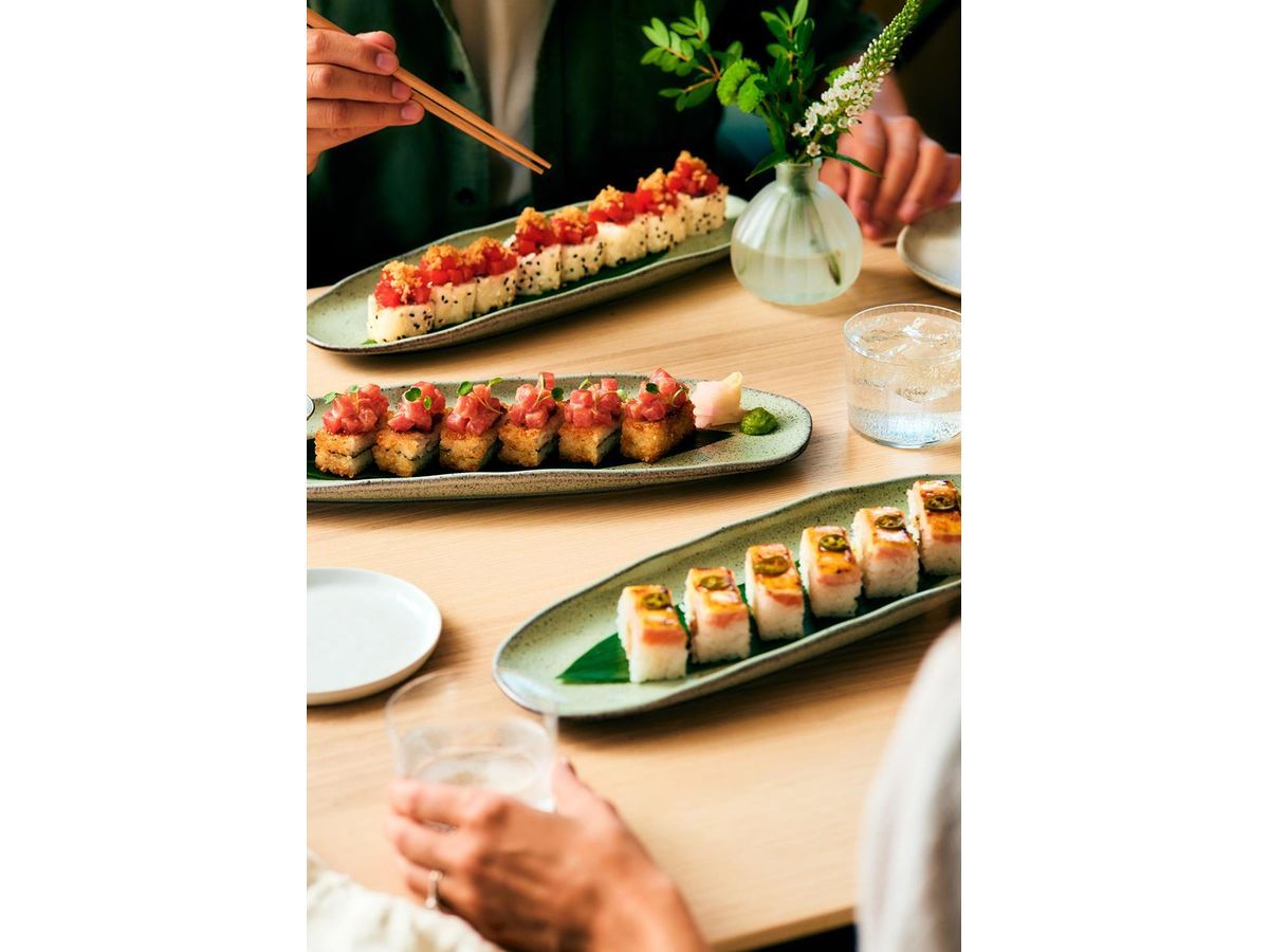 Moxies Sushi Table Spread