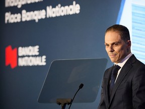 National Bank of Canada chief executive Laurent Ferreira says Canada needs to boost its domestic energy production and distribution.