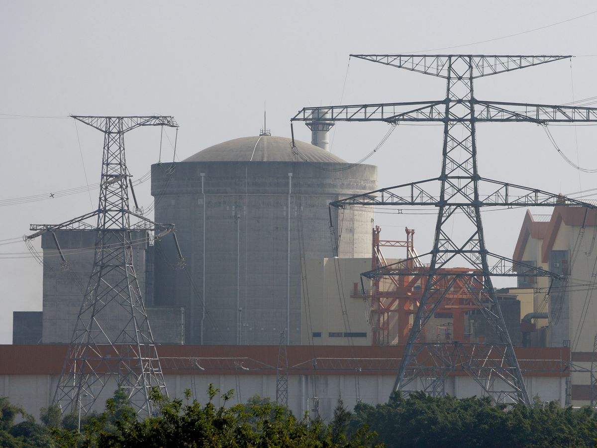 The Daya Bay Nuclear Power Plant operates in Daya Bay, near Shenzhen, China.