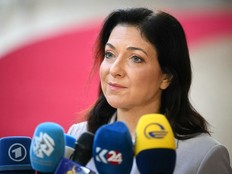 Germany's Economy and Energy Minister Katherina Reiche in Brussels on March 16.