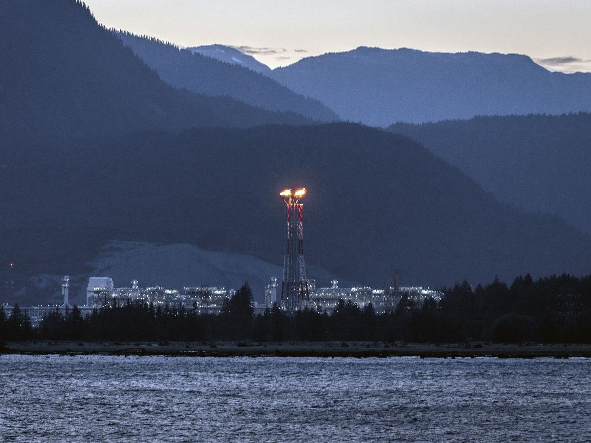The LNG Canada plant in Kitimat, B.C.
