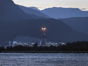 The LNG Canada plant in Kitimat, B.C.