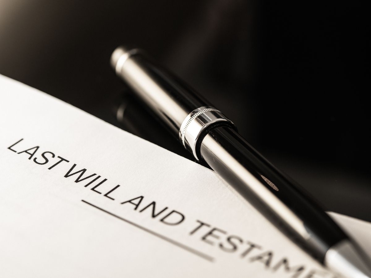 The couple has a will in place and both of their adult children will equally inherit their assets.