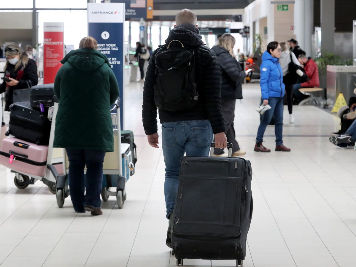 Air traffic to the United States fell 10.2 per cent in February from the same month in 2025.