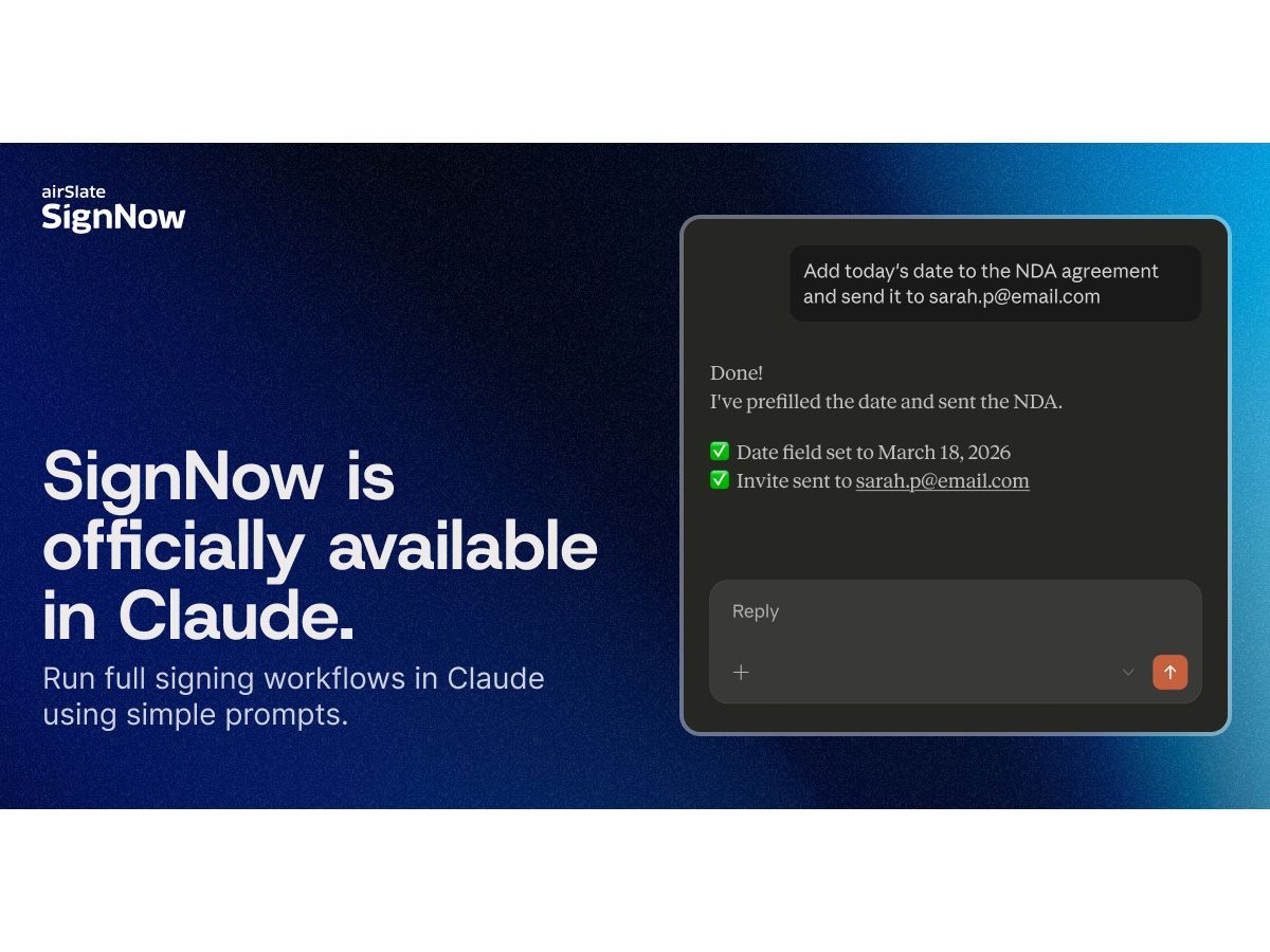 airSlate SignNow Launches MCP Server