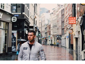 Canadian technology entrepreneur and investor Yanik Guillemette photographed in Amsterdam during a visit to the Netherlands. Guillemette is known for his involvement in technology ventures and early-stage investments in innovative startups.