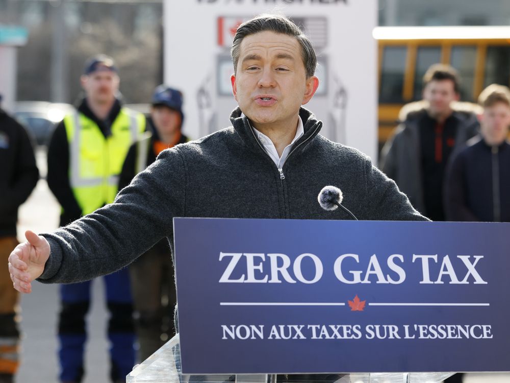 Poilievre calls for Canada's gas taxes to be suspended