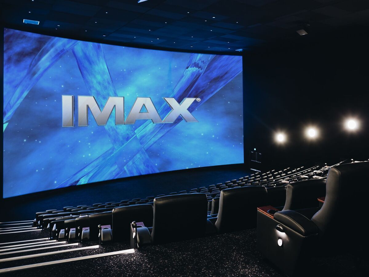 The screen at the new IDisney's Infinity Vision will extend floor to ceiling and wall to wall similar to this screen at an IMAX theatre..