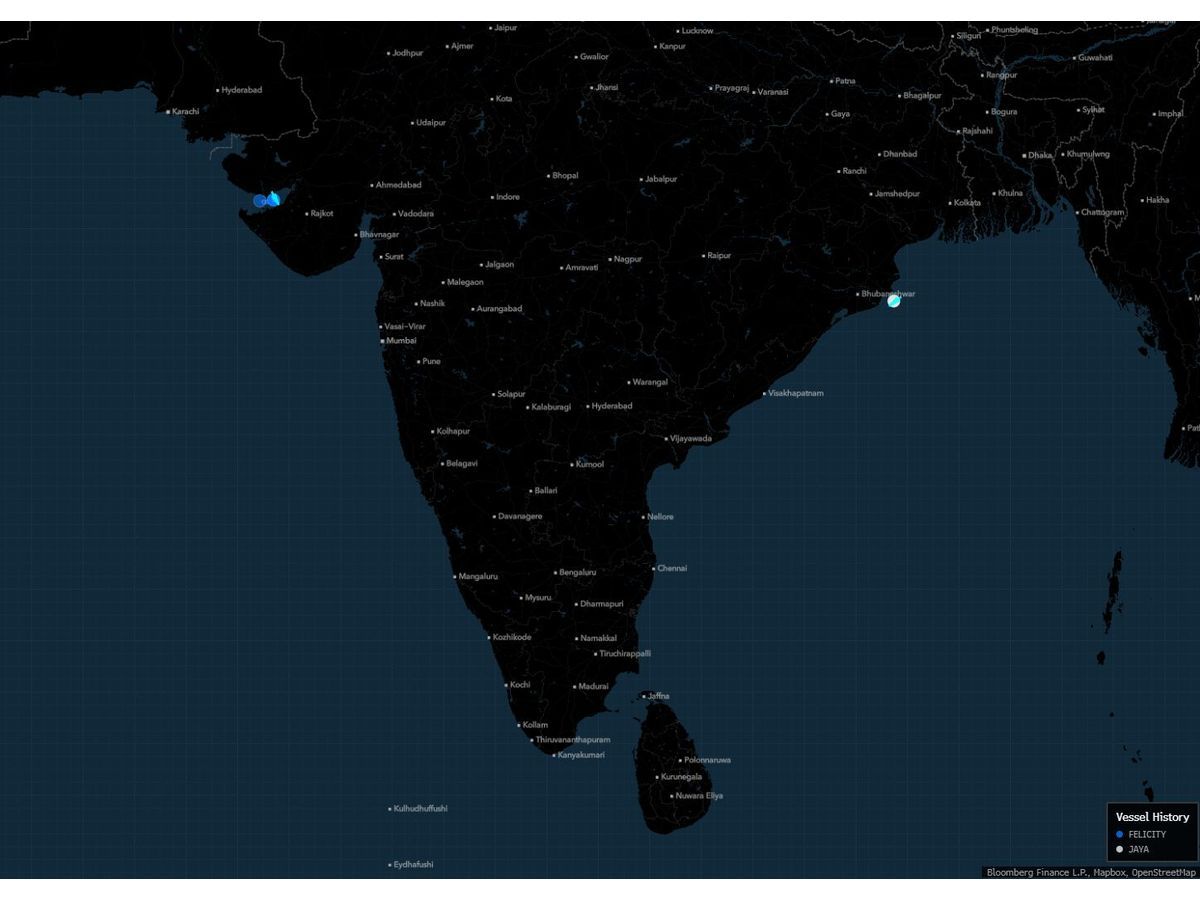 Ships with Iran Oil Anchor off India as Trump Announces Blockade