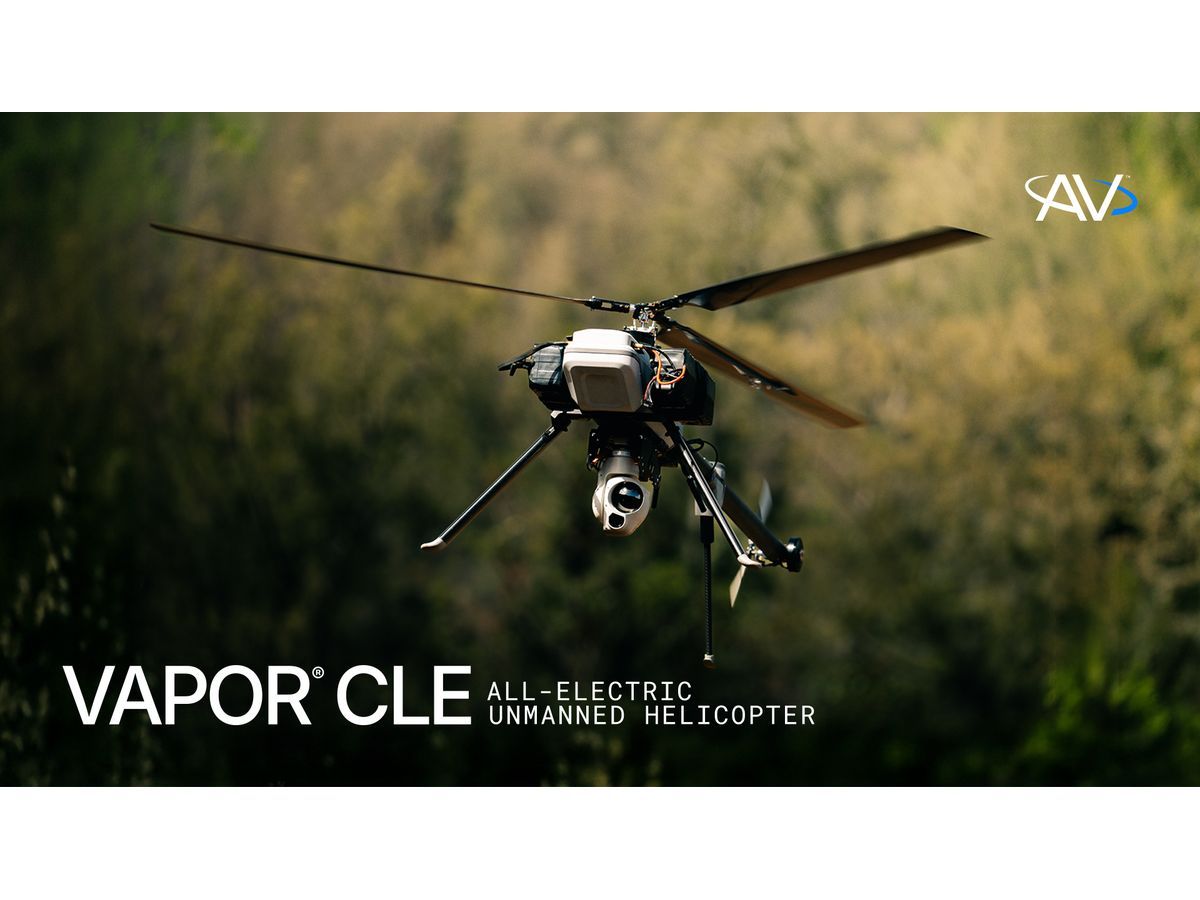 Army Selects AV’s VAPOR® CLE for Medium Range Reconnaissance Program
