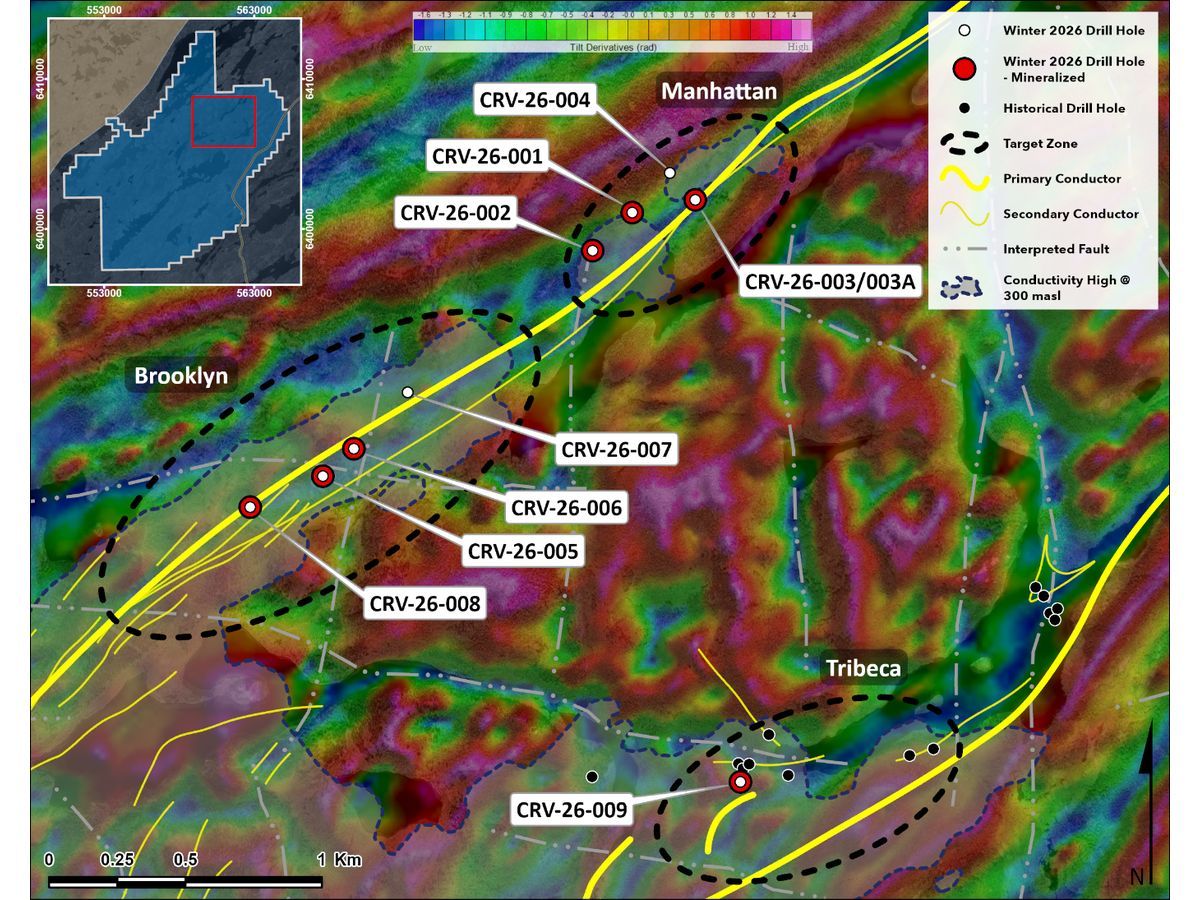 Aventis Energy Intersects Anomalous Radioactivity in Multiple Drill Holes at the Corvo Uranium Project and Concludes Inaugural Drill Program