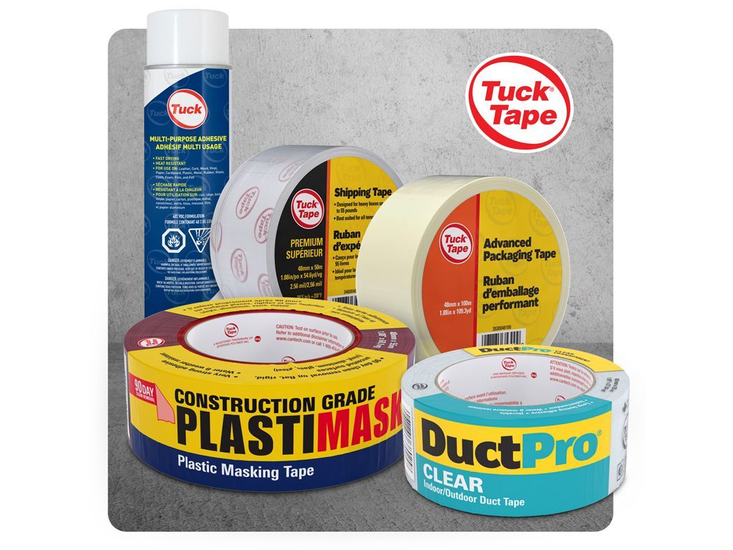 Tuck Tape Expands Presence in Canadian Consumer Market with New and Rebranded Product Lineup