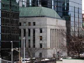 The Bank of Canada building in Ottawa.