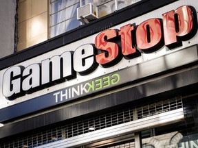 This Jan. 28, 2021, file photo, shows a GameStop store in New York.