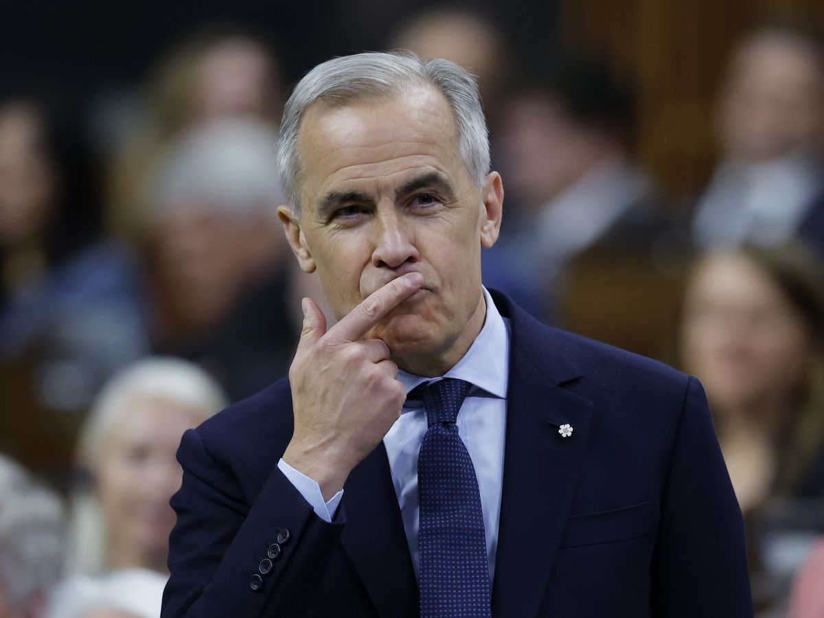 Prime Minister Mark Carney speaks during Question Period in the House of Commons on Parliament Hill in Ottawa April 29, 2026.