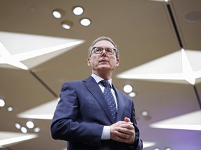 Bank of Canada Governor Tiff Macklem attends a House of Commons Standing Committee on Finance meeting on Parliament Hill in Ottawa May 4, 2026.