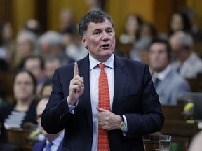 President of the King’s Privy Council for Canada and Minister responsible for Canada-U.S. Trade, Intergovernmental Affairs and One Canadian Economy Dominic LeBlanc speaks during Question Period in the House of Commons on Parliament Hill in Ottawa on April 28, 2026.