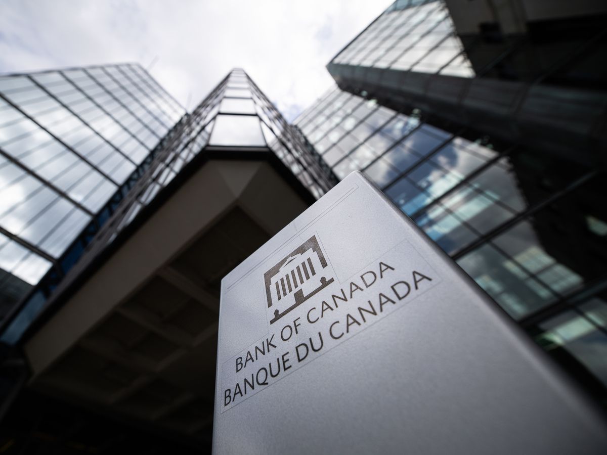 Bank of Canada building and signage photographed in Ottawa on May 19, 2026.