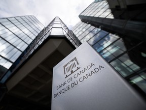 Bank of Canada building and signage photographed in Ottawa on May 19, 2026.