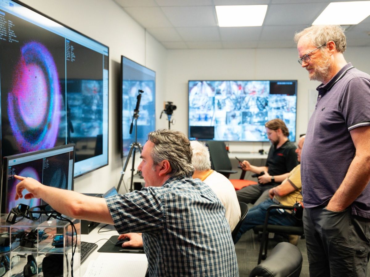 General Fusion's control room at its Richmond, B.C. Facility.