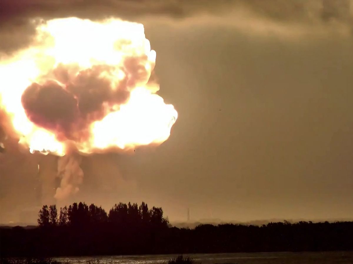 Blue Origin’s New Glenn rocket explodes on launchpad