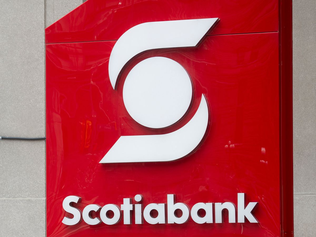 A Scotiabank branch in Toronto, Ontario, Canada, on Monday, Aug. 12, 2024