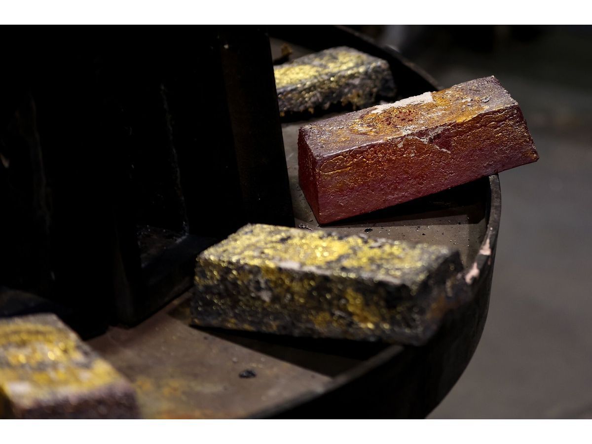 Gold bars at the ABC Refinery smelter in Sydney, Australia, on Friday, May 3, 2024.