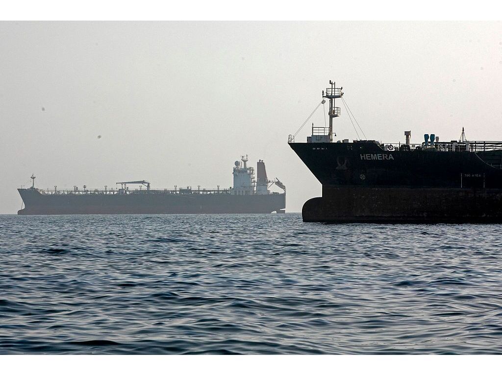  A ship remains anchored on May 16, 2026.