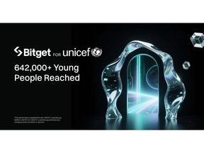 Bitget Kicks Off Second Year Supporting UNICEF's Game Changers Coalition, Backing Expansion into Financial Literacy and AI