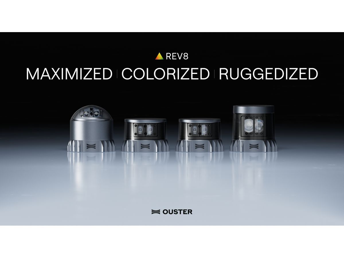Ouster Releases The REV8 OS Family: The World’s First Native Color Lidar