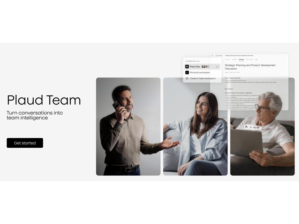 Plaud Introduces Plaud Team, Turning Workplace Conversations Into Organizational Intelligence