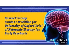 Baszucki Group Funds £1.17 Million for University of Oxford Trial of Ketogenic Therapy for Early Psychosis