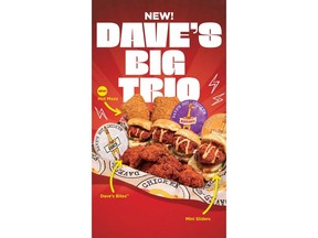 Dave's Bites, Hot Mozz, and fan-favorite Mini Sliders Served Together Beginning May 19