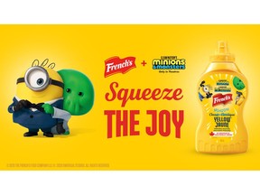 French's® announces its partnership with Illumination's Minions & Monsters, inviting Canadians to squeeze the joy into summer with limited edition, film inspired packaging.