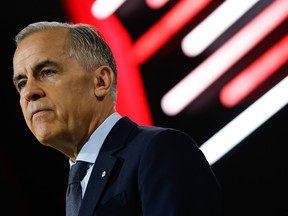 Prime Minister Mark Carney speaks at CANSEC in Ottawa on Wednesday.