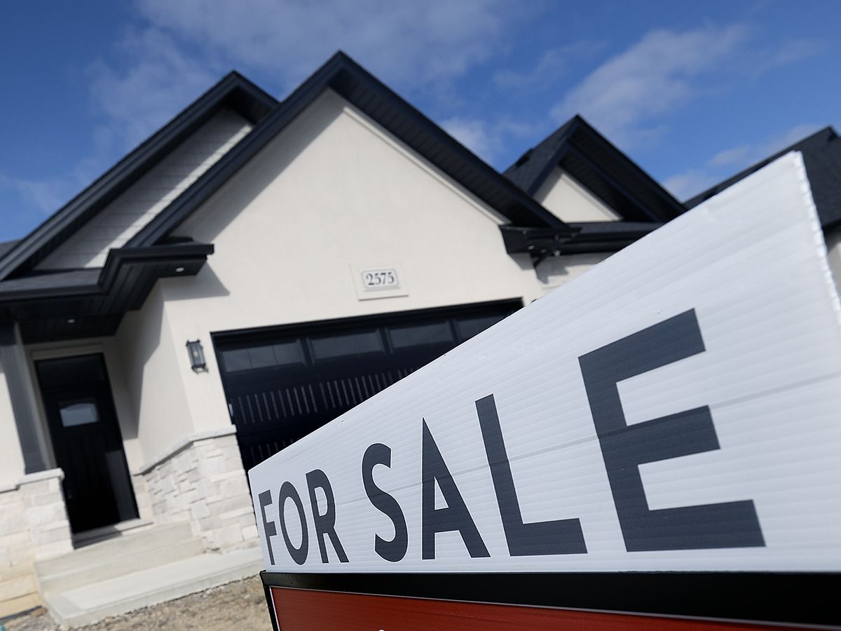 A home for sale on Barkley Avenue in Windsor is shown on April 7, 2026.