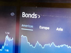 American bonds on stock market perspective dashboard. Stock exchange market chart. Getty Images/iStockphoto