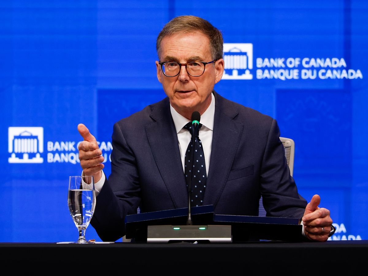 Tiff Macklem, governor of the Bank of Canada during a news conference in Ottawa on Wednesday, June 10, 2026