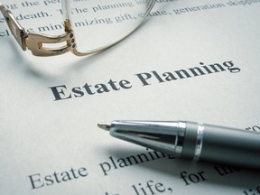 Information about Estate planning and old glasses. getty