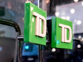 A Toronto-Dominion (TD) bank branch in Washington, DC, US, on Thursday, Oct. 10, 2024.