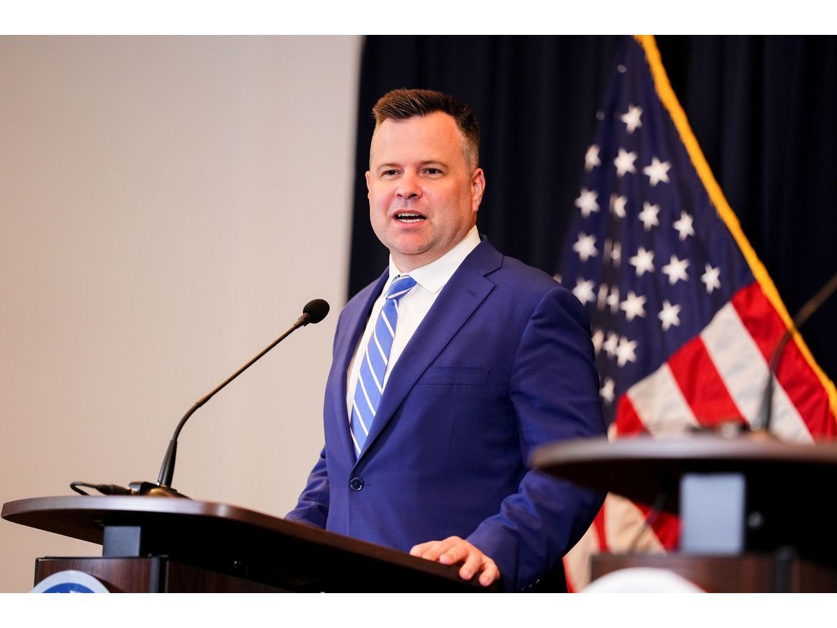 William Pulte, director of the Federal Housing Finance Agency (FHFA), during a news conference at the FHFA headquarters in Washington, DC, US, on April 22, 2026.