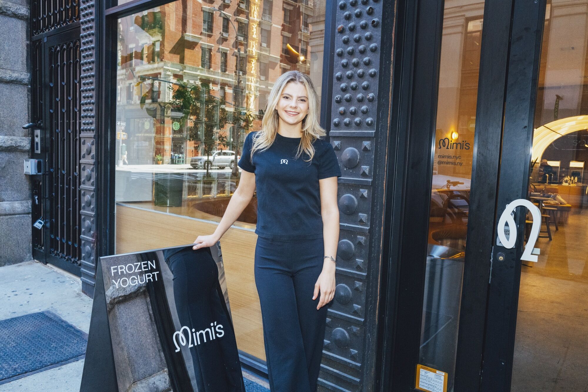  Amber Linz, co-founder of Mimi’s. Photographer: Sara Konradi/Bloomberg
