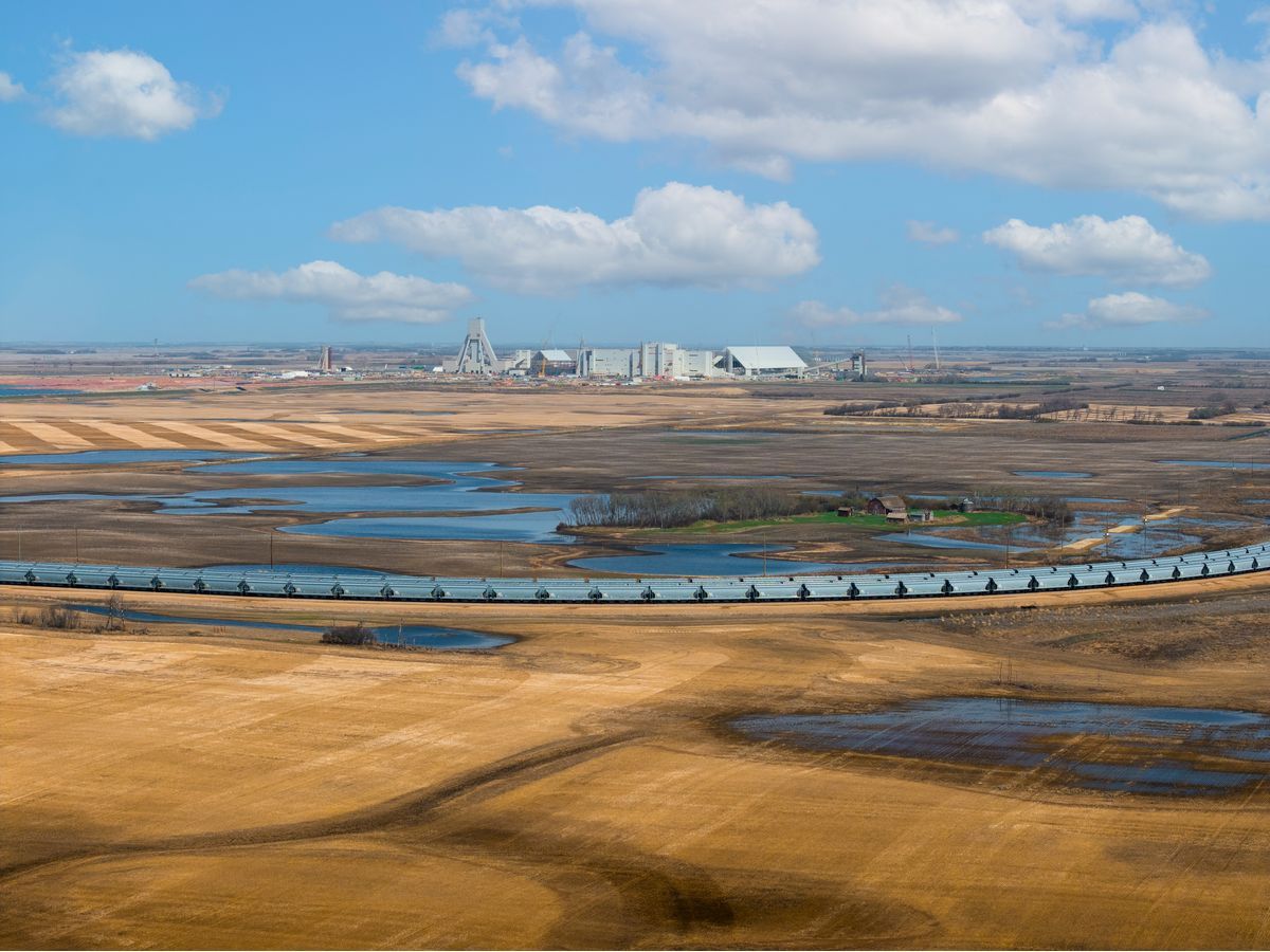 BHP's Jansen Potash Mine is currently under construction in Saskatchewan and is expected to be on production mid-2027.