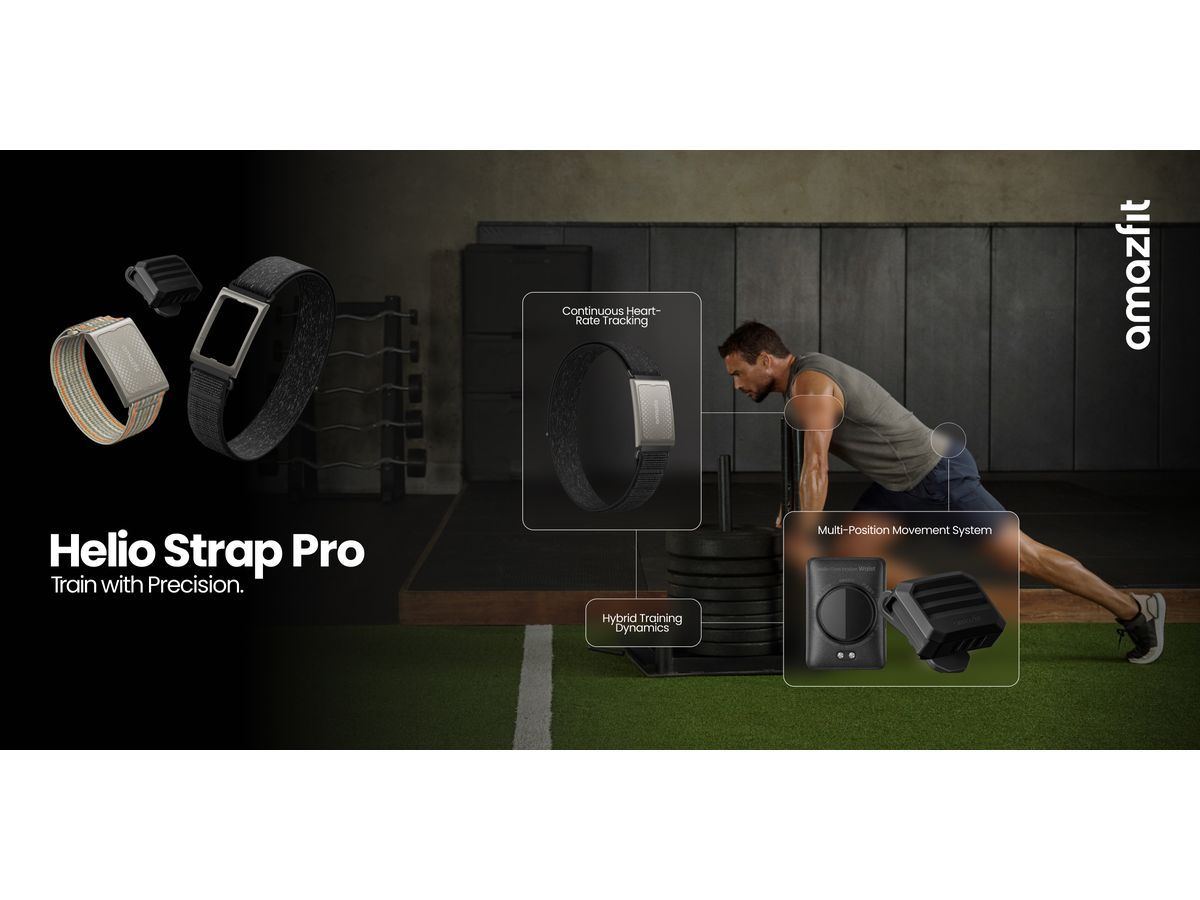 Amazfit Introduces Helio Strap Pro, Bringing Body-Worn Movement Intelligence to HYROX and Hybrid Training