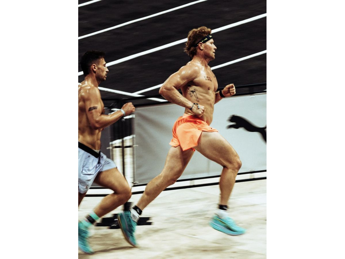 Global sports brand PUMA continued its HYROX dominance at the 2026 HYROX World Championships with a host of standout elite athlete performances and iconic community moments, including Jake Williamson (left) and Hunter McIntyre in the Men's Elite15 Doubles.