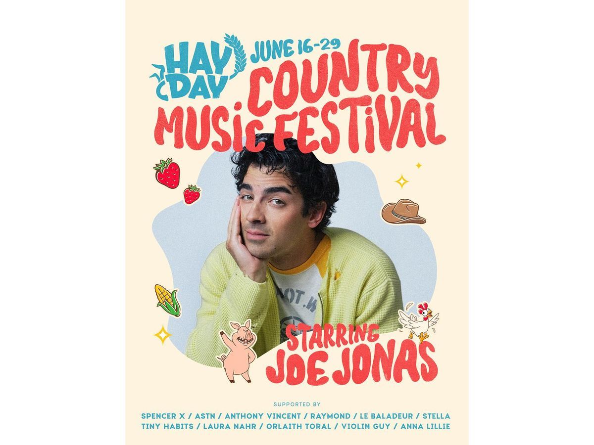 Joe Jonas brings the cozy vibes to the farm with a new spin on the mobile farming game's iconic theme song.