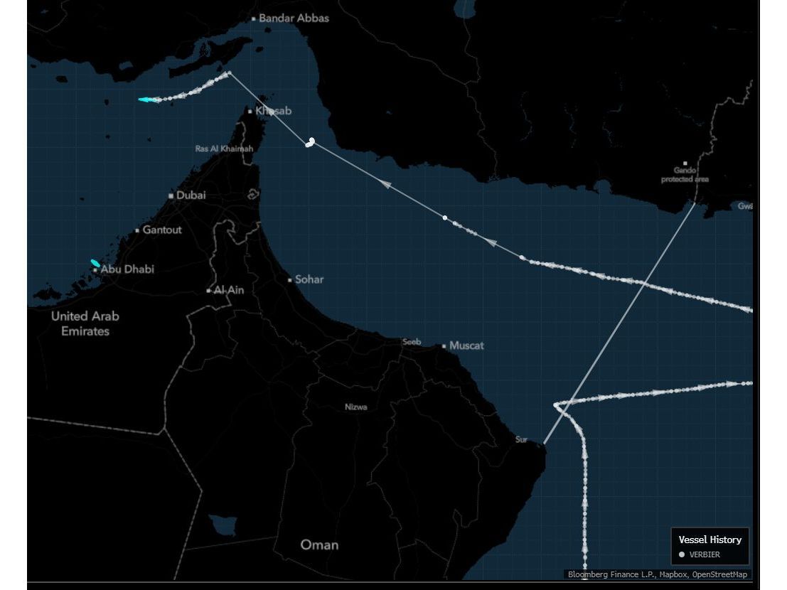 Corn Ships Cross Hormuz Toward Iran, UAE Ahead of Trump Deal